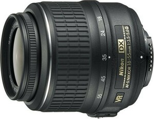 Nikon standard zoom lens AF-S DX NIKKOR 18-55mm f/3.5-5.6G VR Nikon DXf