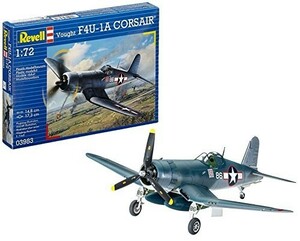 ドイツレベル 1/72F4U-1D コルセア プラモデル