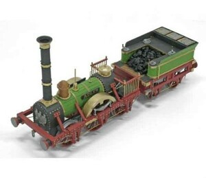 蒸気機関車　アドラー号（木製模型キット）　和訳付き