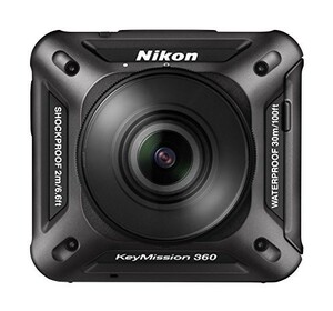 Nikon 防水アクションカメラ KeyMission 360 BK ブラック