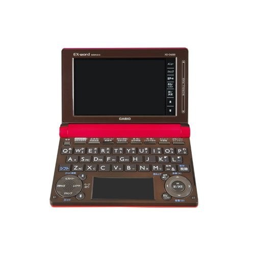 カシオ計算機電子辞書『エクスワード』 ルージュレッドXD-D6000RP(中古