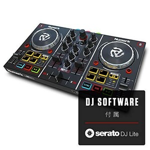 Numark Serato DJ Lite対応2チャンネル・プラグ&プレイDJコントローラー:オ