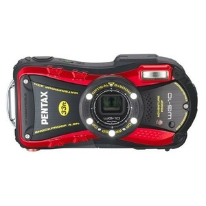 PENTAX 防水デジタルカメラ PENTAX WG-10 レッド 1cmマクロ マクロスタンド