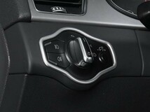 ヘッドライトスイッチカバー ヘッドランプ フレームカバー for Audi A4 B8系 A5 Q5 (シルバー)_画像3