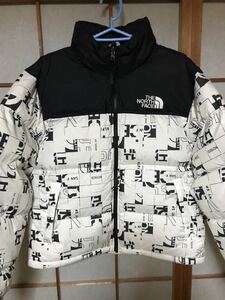 THE NORTH FACE ダウンジャケット Nuptse モノクロＭサイズ