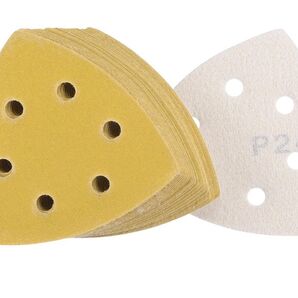 uxcell 三角形詳細サンドペーパー 6穴