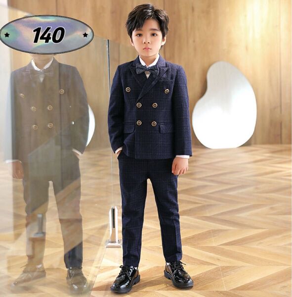 ☆新品☆フォーマル 男の子 セットアップ 入園式 結婚式 スーツ 140cm