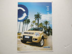 [ catalog only ] Fiat Panda 4×4 2 generation 2005 year 10P FIAT catalog Japanese edition 