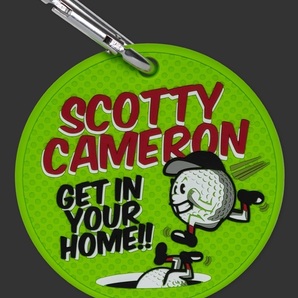 スコッティ・キャメロン Scotty Cameron - Putting Disk - Baller Boy - Lime バッグ タグ パッティングディスク 新品の画像1