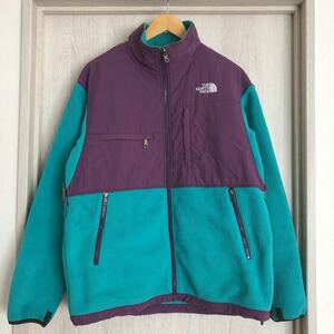 (k) THE NORTH FACE TRANS ANTARCTICA サイズL ノースフェイス デナリ フリース ジャケット グリーン×パープル POLATEC 