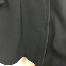 TARO HORIUCHI オーバーコート ウール サイズ1 黒 ブラック 日本製 長袖 ロング丈 ベルト付 _画像5