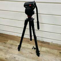  美品　Manfrotto 　マンフロット　755XB三脚　 501HDV 雲台　セット　ケース付き　i11615　目立った傷汚れなし　140サイズ発送_画像5