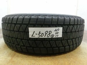 L-5098 溝あり 中古スタッドレス ブリヂストン BLIZZAK DM-V3 225/65R17 102Q (1本)