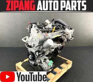 VW047 3C パサート ヴァリアント Rライン 中期 CAX エンジン 本体 タービン/ターボ 補器類付 ◆42835km ★Compression OK 【動画有り】○