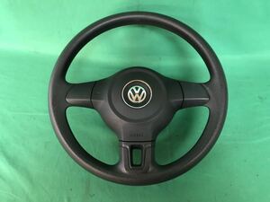 KB214 used Volkswagen Polo POLO 6RCGG Heisei era 21 year 12 month original steering wheel steering wheel horn pad operation guarantee 