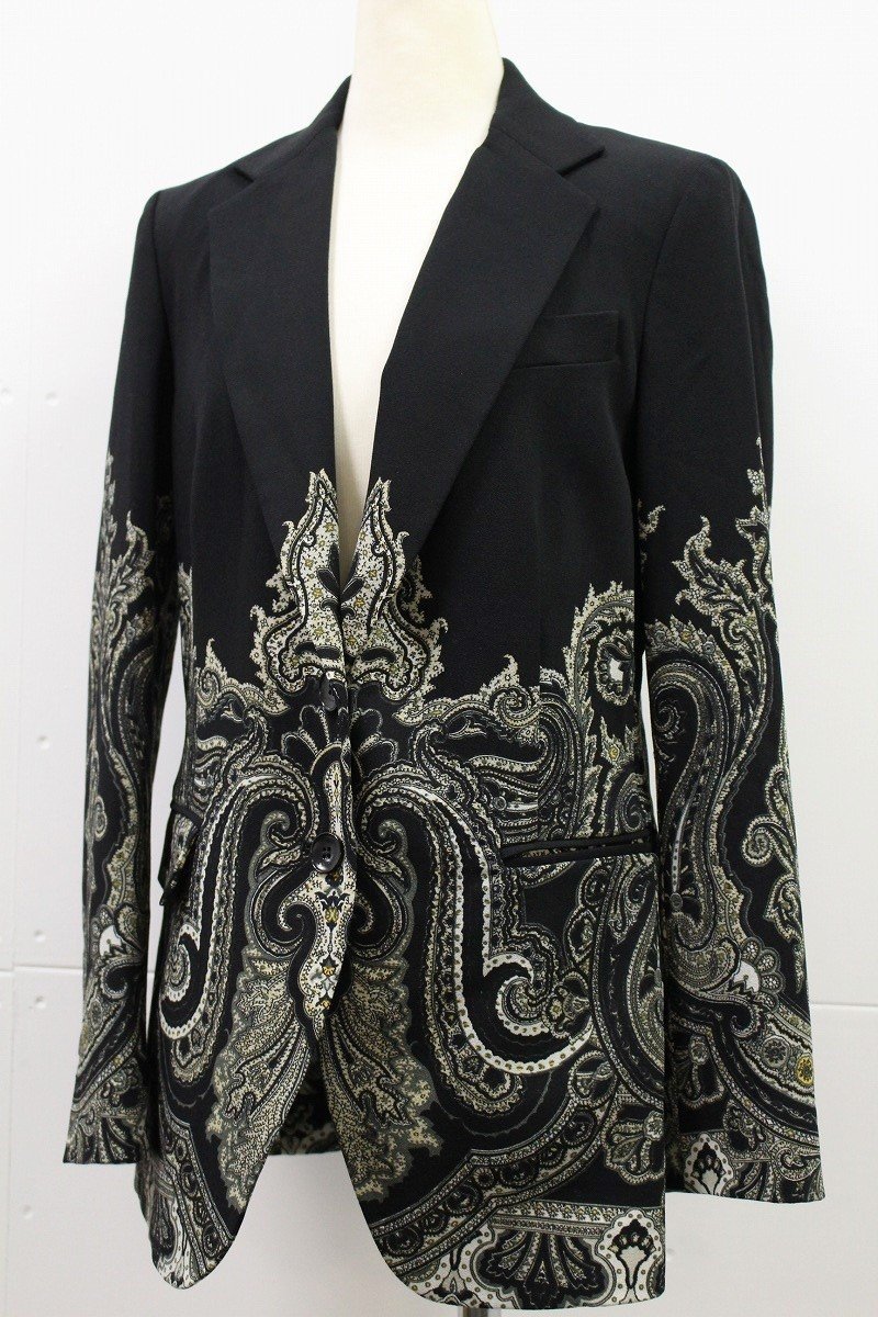 美品】ETRO/エトロ 中綿 キルティングジャケット アウター 襟2way 長袖 ...