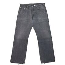 Levi's リーバイス 501 ブラックデニム W38 6237_画像1