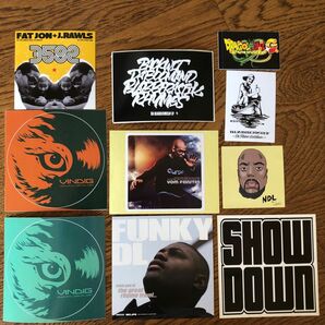 HIP HOP&RAP ステッカー　VINDIG 希少品　いろいろセット blabbermouf&funky DL各種