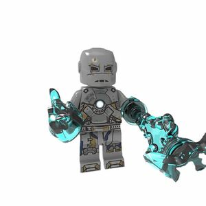 1体　アイアンマン　mk1 マーベル　アベンジャーズ　ミニフィグ LEGO 互換 ブロック ミニフィギュア レゴ 互換 s