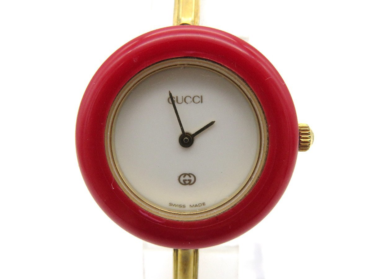 GUCCI チェンジベゼル ゴールド 11/12.2 稼動品 ispslombardia.it