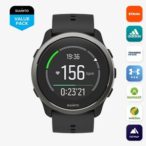  Suunto SUUNTO 5 PEAK BLACK black SS050726000[ domestic regular goods ][NEW model ]