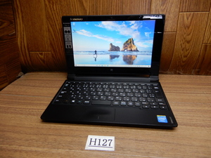 ☆H127☆WEBカメラ搭載★タッチパネル 10Ｗ光沢液晶モバイルノート★Windows10★Celeron★500GB-HDD★無線LAM★Lenovo★Idea Pad Plex10