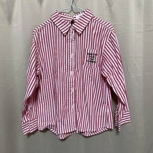 * beautiful goods *aruji- stripe long sleeve shirt 130 tops ALGY stripe shirt 