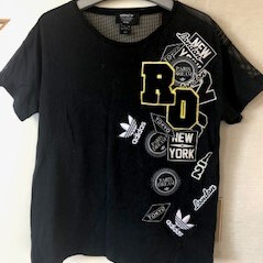 【送料無料】希少 adidas originals リタオラ ワッペン シャツ OT(L)