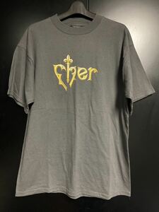 90'S 当時物 90s CHER Tシャツ ヴィンテージ　シェール　giantタグ　レア　SADE バンドTシャツ　Bjork オフィシャル