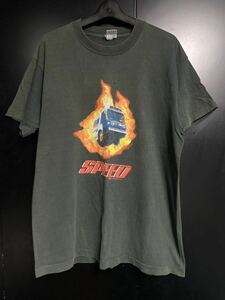 90'S 当時物　映画SPEED Tシャツ　ヴィンテージ　サイズL 映画スピードTシャツ　コピーライト　USA製　映画Tシャツ　vintage 