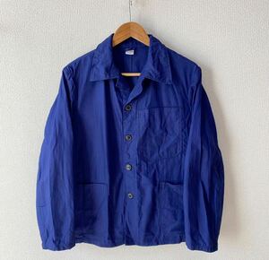  dead stock SANFOR euro Work jacket 46 cotton herringbone Germany 