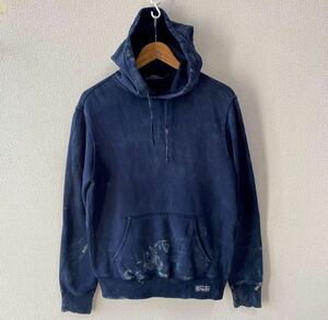 POLO RALPH LAUREN indigo dyeing bleach sweat Parker S Polo Ralph Lauren pull over 