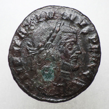 【古代ローマコイン】Licinius I（リキニウス）クリーニング済 ブロンズコイン 銅貨(AZXc2Xhr9s)_画像1