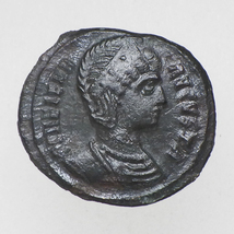 【古代ローマコイン】Helena（ヘレナ）クリーニング済 ブロンズコイン 銅貨(6wxJ5LbCz4)_画像1