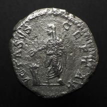 【古代ローマコイン】Caracalla（カラカラ）クリーニング済 シルバーコイン 銀貨(4XxM2hxkSr)_画像2