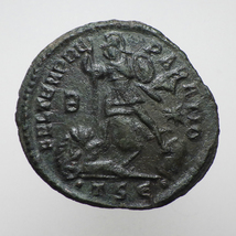 【古代ローマコイン】Constantius II（コンスタンティウス2世）クリーニング済 ブロンズコイン 銅貨(dnMtu3dY4D)_画像2