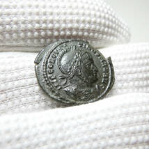 【古代ローマコイン】Constantine I（コンスタンティヌス1世）クリーニング済 ブロンズコイン 銅貨(gALbmUnkLk)_画像5