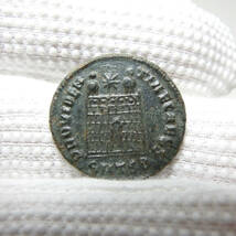 【古代ローマコイン】Constantius II（コンスタンティウス2世）クリーニング済 ブロンズコイン 銅貨(QcuCBPCHXr)_画像6