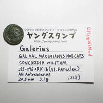 【古代ローマコイン】Galerius（ガレリウス）クリーニング済 ブロンズコイン 銅貨(QHzjgWiMwd)_画像10