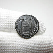 【古代ローマコイン】Constantius II（コンスタンティウス2世）クリーニング済 ブロンズコイン 銅貨(F6tLri8Xg3)_画像6