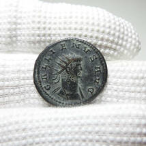 【古代ローマコイン】Gallienus（ガッリエヌス）クリーニング済 ブロンズコイン 銅貨(VH342djF6t)_画像3