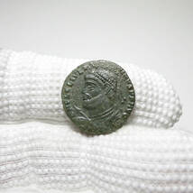 【古代ローマコイン】Julian II（ユリアヌス2世）クリーニング済 ブロンズコイン 銅貨(npb7L6DkNu)_画像3