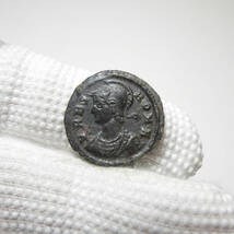 【古代ローマコイン】VRBS ROMA（ローマ市記念）クリーニング済 ブロンズコイン 銅貨(KGfUw7KZrc)_画像3
