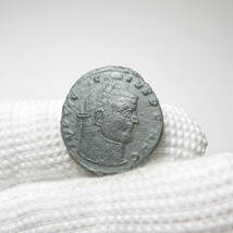 【古代ローマコイン】Licinius I（リキニウス）クリーニング済 ブロンズコイン 銅貨(VUJtVXuNJa)_画像4