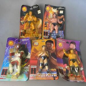 S8 新日本プロレスリング　スーパースター　フィギュアコレクション　闘魂ショップ　5個　まとめて セット 大谷 藤波 ライガー 金本 佐々木