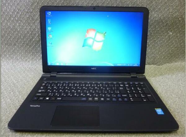 ★Windows XP,7,10,11 選択可 NEC VersaPro VF-S ★ Core i3-5005U 2.00GHz/4GB/SSD160GB/DVD/無線/カメラ/便利なソフト/リカバリ作成/1942