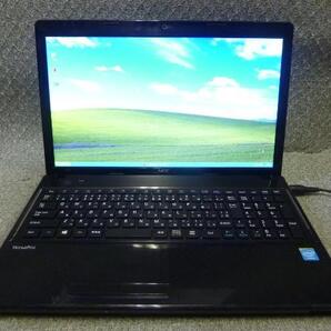 Windows XP・7・10 選択可 15.6” NEC VersaPro VF-G ★Celeron 1000M/4GB/160GB/DVDRAM/USB3.0/Webカメラ/便利なソフト/リカバリ作成/1951
