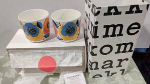  Marimekko Latte кружка (7.5×7.)ROSARIUM 2 шт. комплект Seibu Ikebukuro головной офис магазин в коробке 