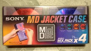Сделано в Японии MD Jack Case Mini Disc Sony Sony Color Collection Mini Disc 74 минуты 4 цвета 4 MDW-74KXP Нераскрытый