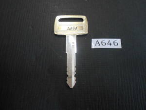 コピーキー A646 コマツ 合鍵 (エー・ロク・ヨン・ロク) 鍵番号 A646 KOMATSU KEY 複製品 1本 注※純正キーは出品物ではありません